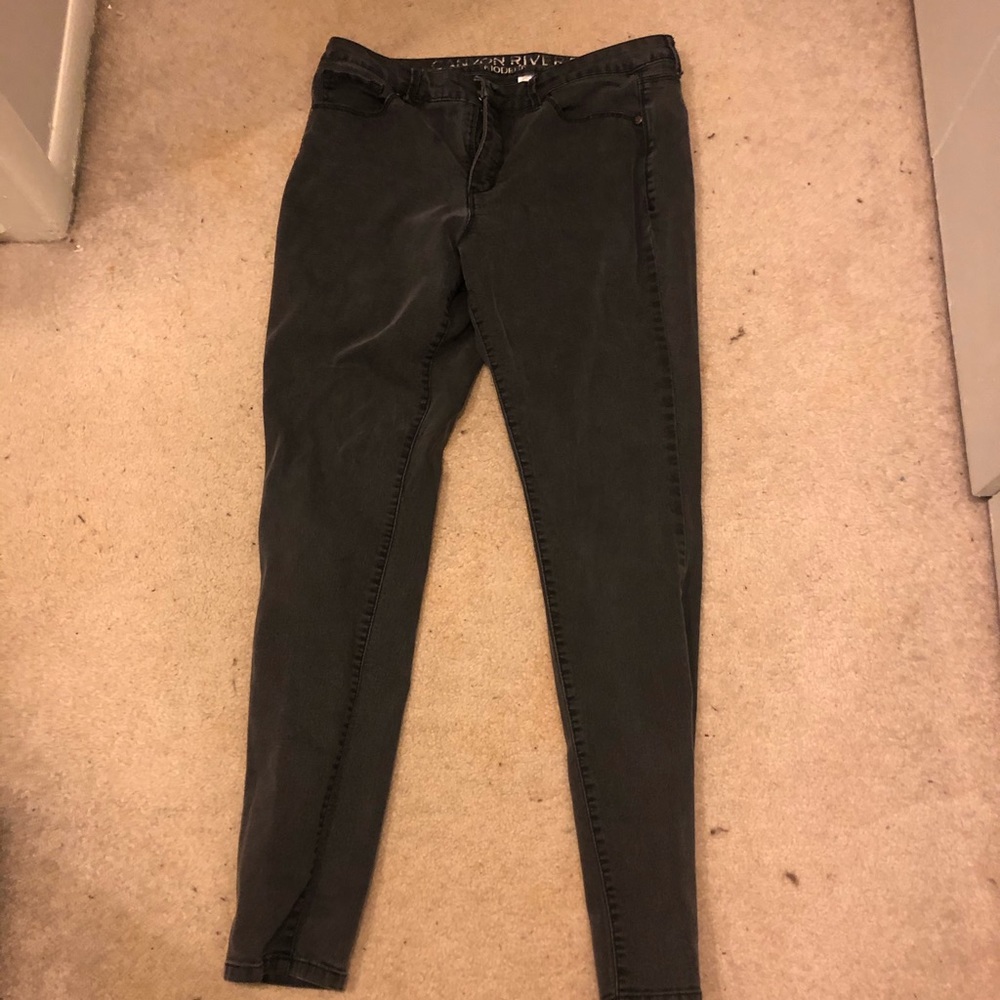 canyon river blues black skinny jeans